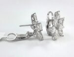 11.84 MARQUISE DIA CLUSTER EARRINGS - Image 2
