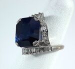 PLAT DIA/SAPPHIRE RING - Image 2