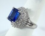 PLAT DIA/SAPPHIRE RING - Image 2