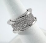 18K W/G DIA BVLGARI BAND - Image 2