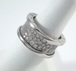 18K W/G DIA BVLGARI BAND - Image 4