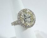 18KW DIA HALO RING - Image 2
