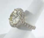 18KW DIA HALO RING - Image 4