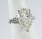 PLAT PEAR-SHAPE DIA RING - Image 3