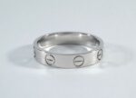 18KW CARTIER LOVE MINI RING