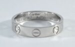 18KW CARTIER LOVE MINI RING - Image 3
