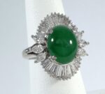 Plat Dia/Jade Ring - Image 2