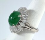 Plat Dia/Jade Ring - Image 4
