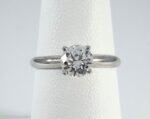 0.83CT EGL DIA 14KW SOLITAIRE RING