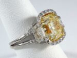 Plat FANCY YELLOW DIA RING - Image 3