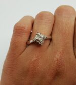 14K W/G DIA RING - Image 5