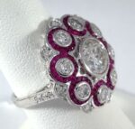 PLAT DIA/RUBY RING - Image 2