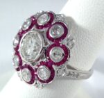 PLAT DIA/RUBY RING - Image 4