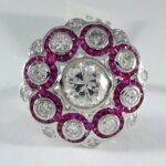 PLAT DIA/RUBY RING - Image 5