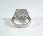 5.03CT PRINCESS-CUT DIA 18KW RING - Image 4
