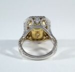 18KW FANCY YELLOW DIA RING - Image 4