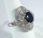 PLAT DIA/SAPPHIRE RING - Image 2