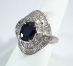 PLAT DIA/SAPPHIRE RING - Image 4