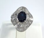 PLAT DIA/SAPPHIRE RING - Image 5
