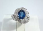 PLAT DIA/SAPPHIRE RING - Image 5