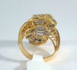18K Y/G DIA RING - Image 3