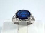 PLAT DIA/SAPPHIRE RING - Image 5
