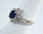 PLAT DIA/SAPPHIRE RING - Image 2
