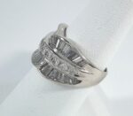 PLAT BAGUETTE & ROUND DIA RING - Image 2