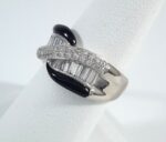 PLAT DIA/ONYX RING - Image 2