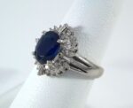 PLAT DIA/SAPPHIRE RING - Image 2