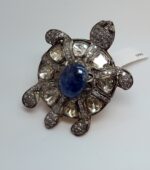 Sil/Gold DiaTurtle Ring CO-18950 - Image 2