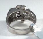 14K WG DIAMOND RETRO RING - Image 3